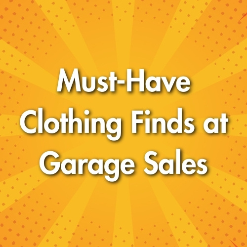 Guides for Garage, Yard, and Estate Sales